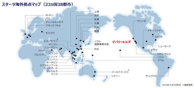 スターツコーポレーション スターツパシフィック ビバリーヒルズ支店 を開設 日本経済新聞