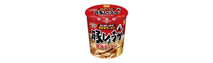 おにぎりと一緒におかず感覚で食べるカップラーメン 日本経済新聞