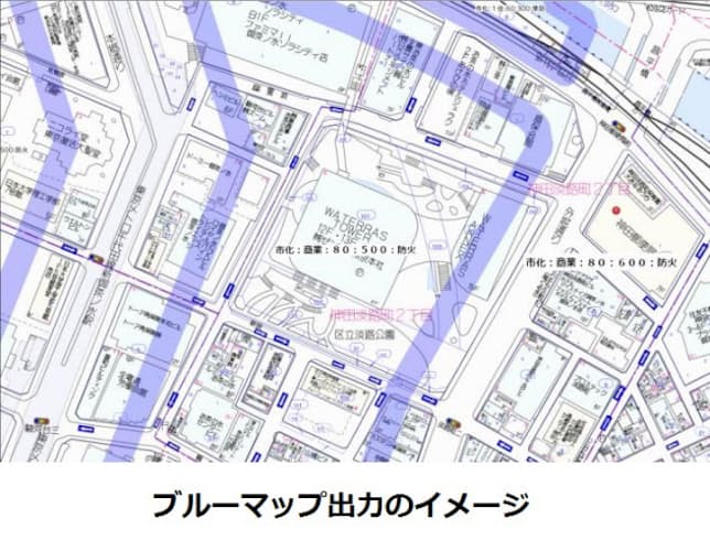 ゼンリン ゼンリン住宅地図出力サービス で住宅地図に地番情報などを重ねた ブルーマップ の提供を開始 日本経済新聞