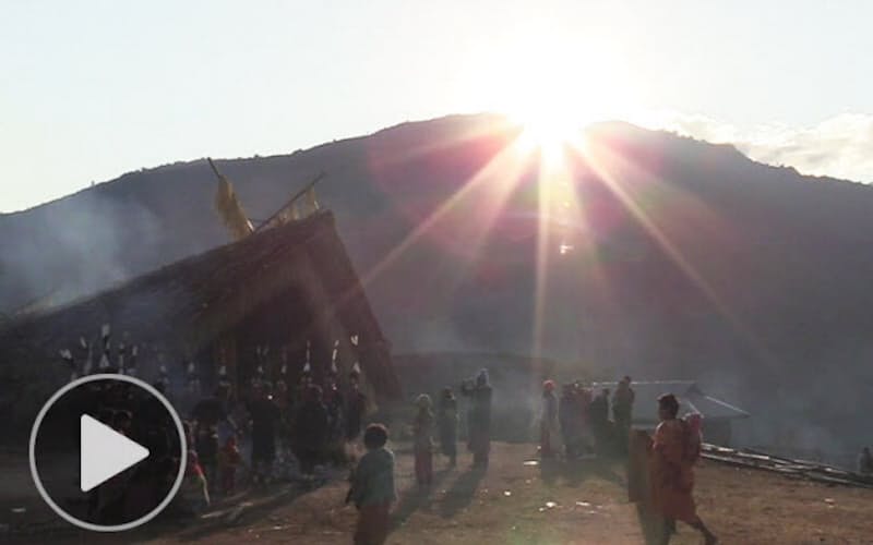 ミャンマーの山奥で音楽体感、村人に溶け込み録音 ミャンマーの山奥で音楽体感、村人に溶け込み録音