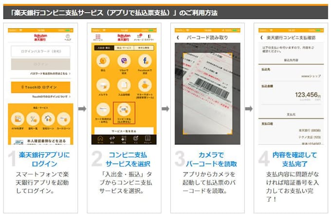 楽天銀行 楽天銀行コンビニ支払サービス アプリで払込票支払 がアプラスのコンビニ払込票の取扱いを開始 日本経済新聞 楽天銀行 楽天銀行コンビニ支払サービス アプリで払込票支払 がアプラスのコンビニ払込票の取扱いを開始 日本経済新聞