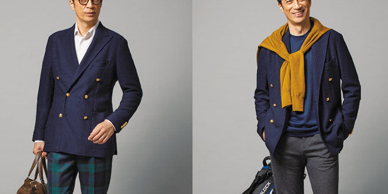 軽快ジャージー素材ブレザー ゴルフ場の 万能選手 Men S Fashion Nikkei Style