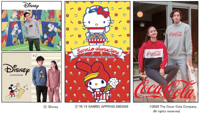 ジーユー ディズニー サンリオ コカ コーラ のスペシャルコレクションを発売 日本経済新聞