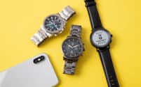 ビジネスのファッションにもコーディネートしやすいアナログ文字盤のスマホ連携機能搭載腕時計を紹介する