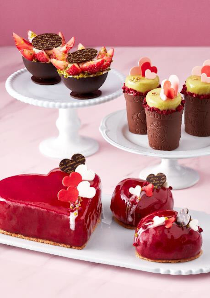 ゴディバ Atelier De Godiva にてバレンタインスイーツ5種を期間限定発売 日本経済新聞