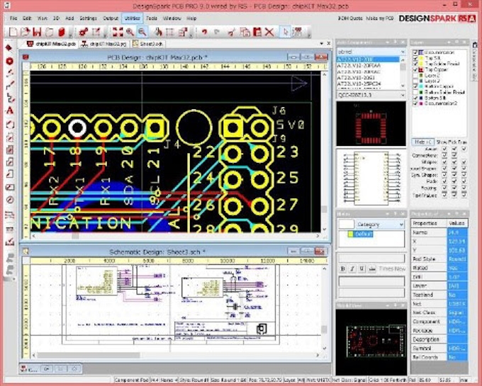 アールエスコンポーネンツ プリント基板cad Designspark Pcb Pro を販売開始 日本経済新聞