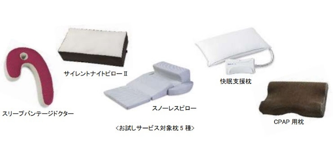 フランスベッド 5種類の枕から選べる いびき対策 快眠枕シリーズ の無料お試しサービス開始 日本経済新聞