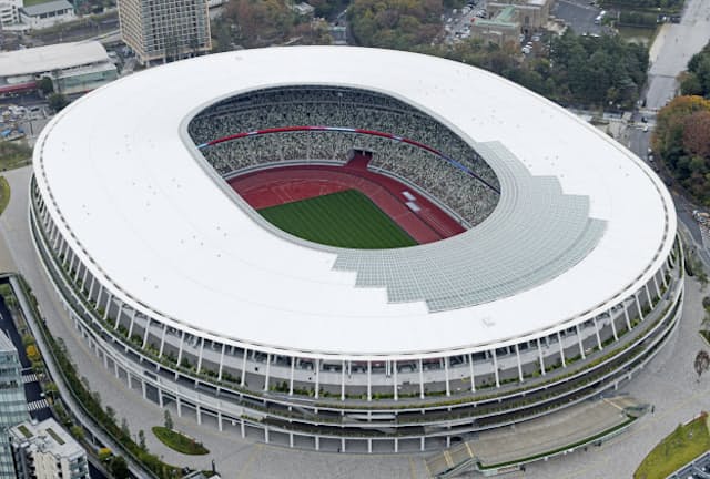 2020年東京五輪・パラリンピックのメーンスタジアム新国立競技は大成建設などのJV（共同事業体）が建設を担当した