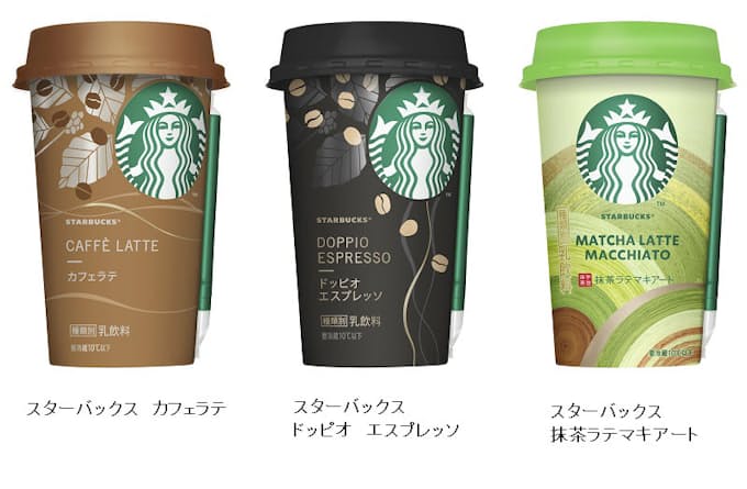 スターバックスとサントリー食品 チルドカップシリーズより スターバックス カフェラテ など3種をリニューアル発売 日本経済新聞