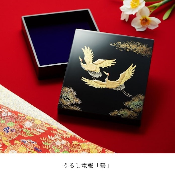 Ntt東西 慶祝用電報台紙 うるし電報 鶴 を発売 日本経済新聞 Ntt東西 慶祝用電報台紙 うるし電報 鶴 を発売 日本経済新聞