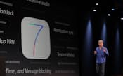 アップルは6月の開発者イベントで新「iOS7」を発表している