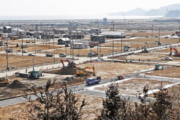 【2019年】
かさ上げが町全体に広がり区画が整理された
【2019年】
かさ上げが町全体に広がり区画が整理された