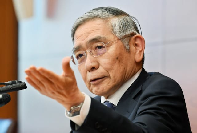 日銀の黒田東彦総裁は「潤沢な資金供給に努める」という談話を発表した
