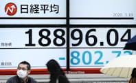日経平均株価は3月10日、約1年3カ月ぶりに１万9000円を割り込んだ