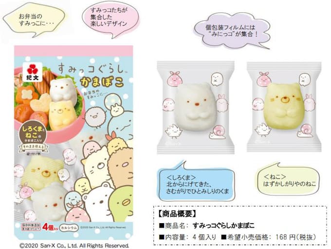 紀文 すみっコぐらしかまぼこ を発売 日本経済新聞