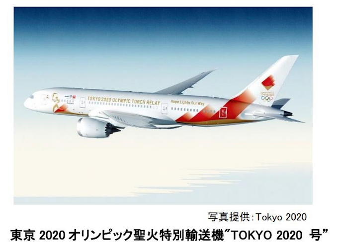 Anaとjal 特別輸送機による聖火の協力輸送および共同で制作した広告展開を実施 日本経済新聞