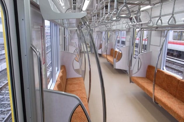 定員乗車に効果なかった シートの色分け 電車のつり革 高いか低いか 座席にも Nikkei Style 定員乗車に効果なかった シートの色分け 電車のつり革 高いか低いか 座席にも Nikkei Style