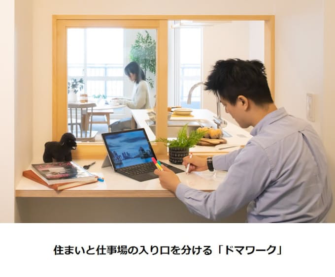 リコーとコスモスイニシア 創造的な働き方を実現するアイデアを採用したリノベーションマンションが完成 日本経済新聞