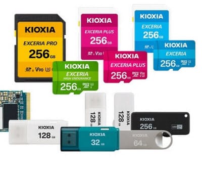 製品パッケージやラベルのデザインを一新した(出所:キオクシア)