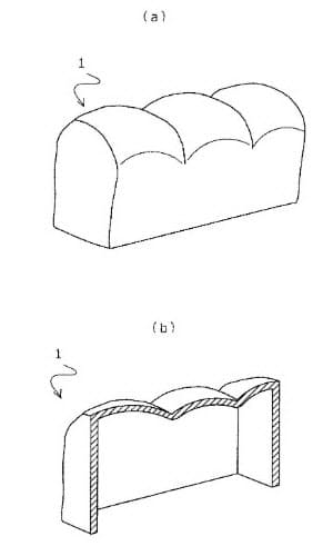 素焼きの陶製で中空(出所:特許公報)