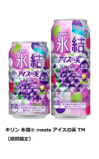 キリンと江崎グリコ コラボ商品第2弾の低アルコール飲料 キリン 氷結meetsアイスの実 期間限定 を発売 日本経済新聞