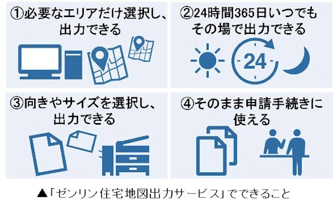 ゼンリン ゼンリン住宅地図出力サービス でcadソフトで利用できるdxf形式の提供を開始 日本経済新聞