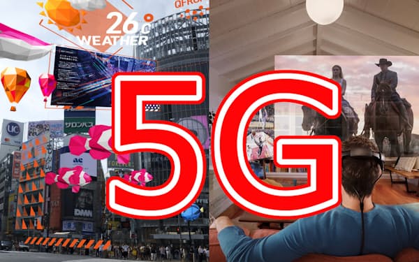次世代通信規格「5G」が普及すると、エンタテインメントのサービスは大きく変わると考えられる