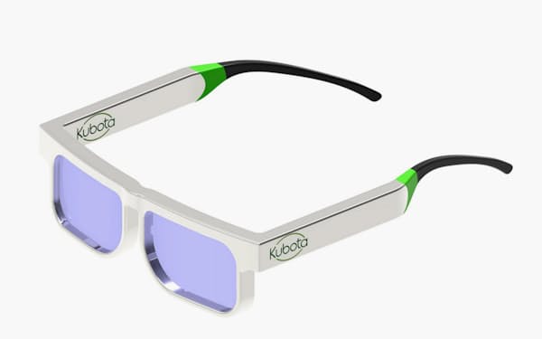 開発中の「クボタメガネ」。1日1時間の装用で近視の回復が期待できる