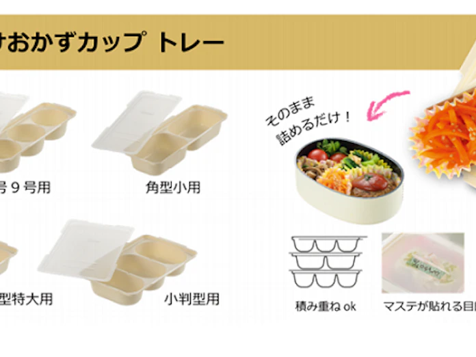 リッチェル おかずカップをそのまま小分け保存できる つくりおき わけわけおかずカップ トレー を発売 日本経済新聞