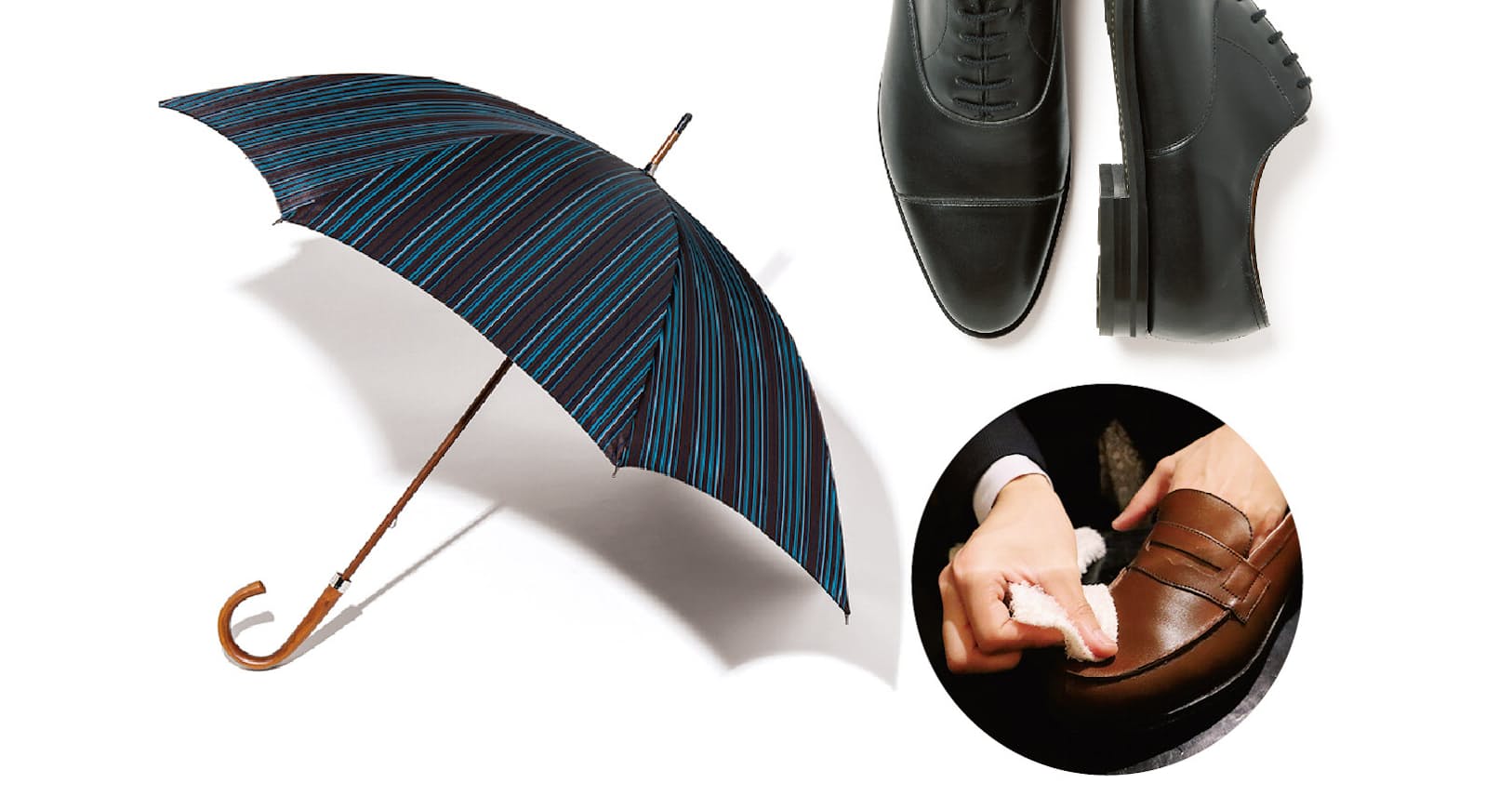 防水ドレス靴とおしゃれ傘 ゲリラ豪雨でも安心の装い Men S Fashion Nikkei Style