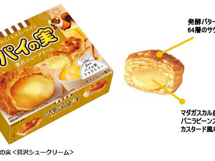 ロッテ パイの実 贅沢シュークリーム を発売 日本経済新聞 ロッテ パイの実 贅沢シュークリーム を発売 日本経済新聞