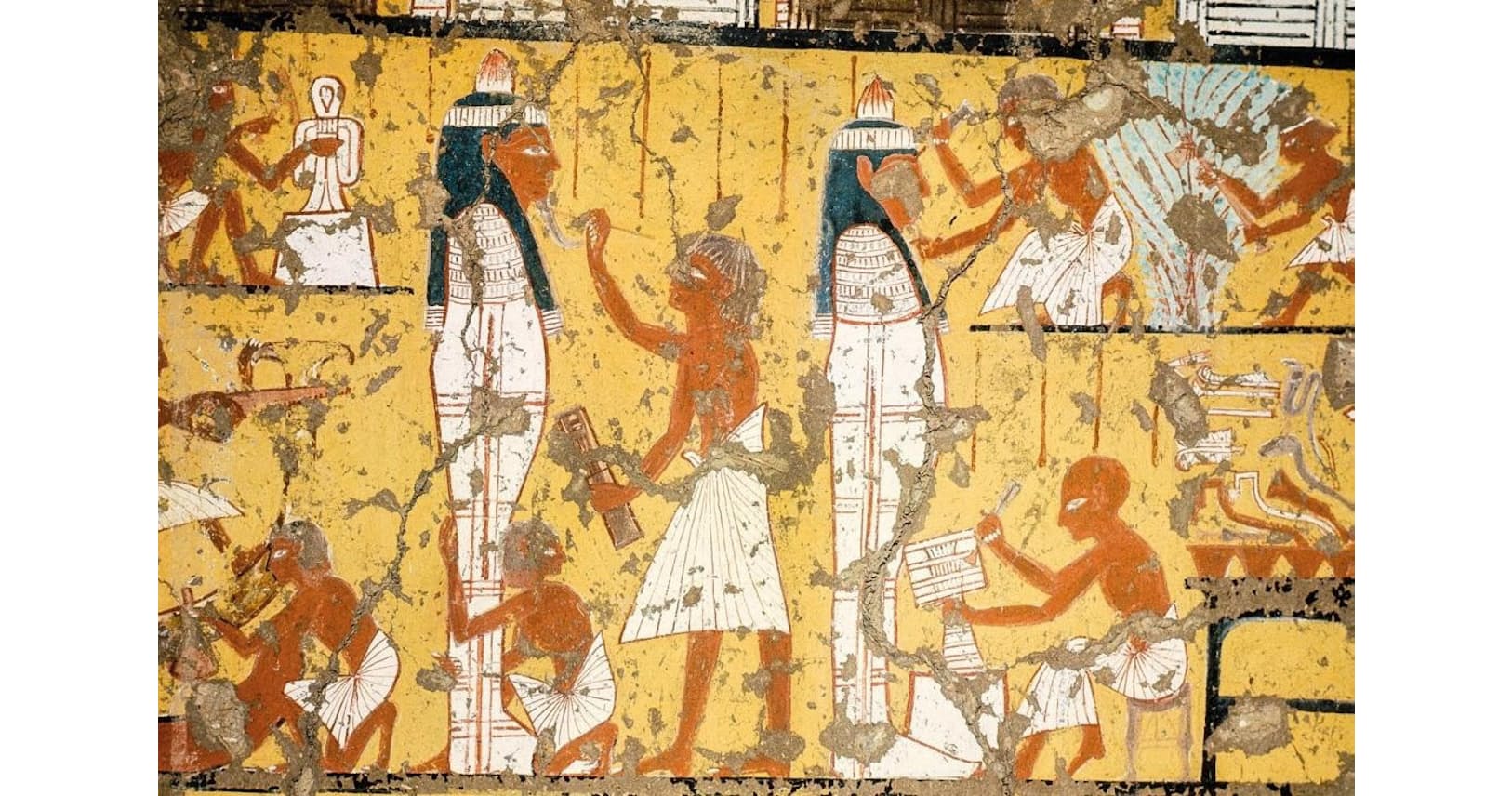 色づくり 古代エジプト絵画 様式美を生み守った無名の画家たち Nikkei Style