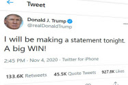 トランプ米大統領はツイッターでも平易な言葉遣いを好む