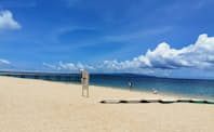 沖縄・石垣島の「フサキビーチリゾートホテル&ヴィラズ」のビーチ（2020年7月、筆者撮影）
