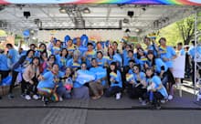 2019年4月、LGBTQを支援するためのパレードに社員グループが参加した
