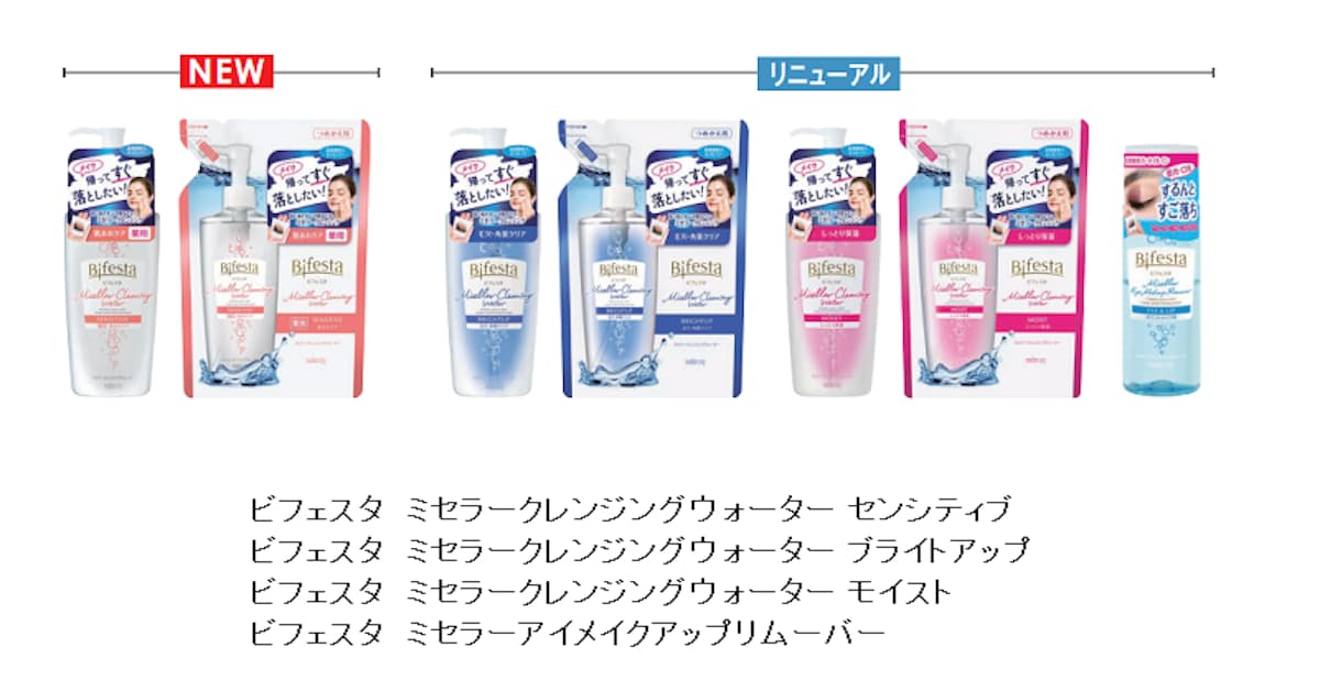 マンダム クレンジング 洗顔ブランド ビフェスタ のクレンジングローションをリニューアル発売 日本経済新聞