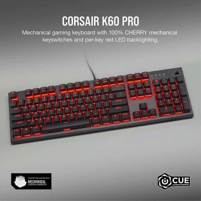 リンクス Cherry Viola スイッチ採用メカニカルゲーミングキーボード Corsair K60 Proを発売 日本経済新聞 リンクス Cherry Viola スイッチ採用メカニカルゲーミングキーボード Corsair K60 Proを発売 日本経済新聞
