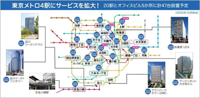 富士ゼロックスと東京メトロ 個室型ワークスペース Cocodesk を東京メトロの4駅に新たに設置 日本経済新聞 富士ゼロックスと東京メトロ 個室型ワークスペース Cocodesk を東京メトロの4駅に新たに設置 日本経済新聞