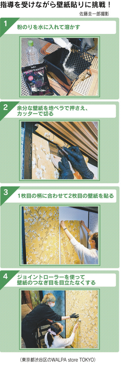 壁紙貼って華やぐ部屋に 不器用でもできるdiyのコツ 日本経済新聞