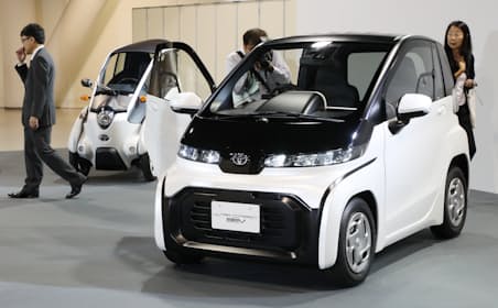 トヨタ超小型ＥＶ　東京モーターショー出品車両を公開