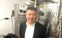 インタビューで意外な事実を明かしてくれた日本酒輸出協会の松崎晴雄会長

