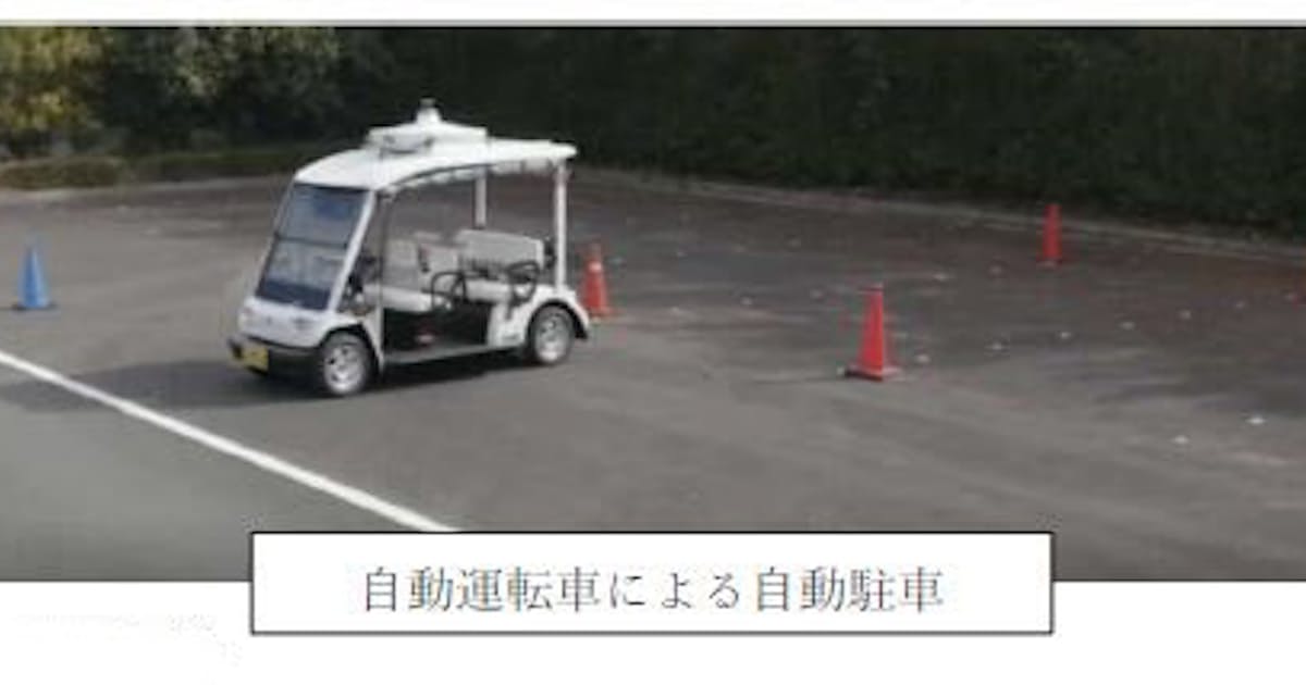 ゼロ サムと日本信号など 一般車両混在状況での自動バレーパーキング実証実験を実施 日本経済新聞