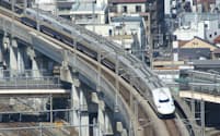 図1　東日本大震災後に一部区間で運転を再開した時点の東北新幹線（2011年4月1日撮影）
