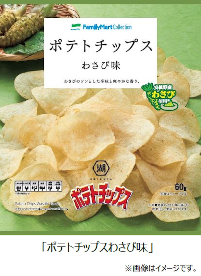 ファミリーマート ファミリーマートコレクション から長野県安曇野産わさびを使用したスナック菓子3種類を数量限定発売 日本経済新聞 ファミリーマート ファミリーマートコレクション から長野県安曇野産わさびを使用したスナック菓子3種類を数量限定発売 日本経済新聞