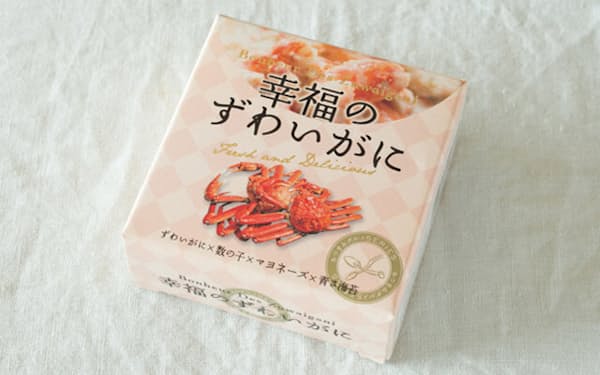 北海道/味の海豊「幸福のずわいがに」、100グラム、税込み1080円