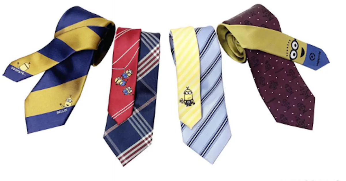 はるやま商事 P S Fa から映画 怪盗グル シリーズの ミニオン をモチーフにしたコラボネクタイの新柄を発売 日本経済新聞 はるやま商事 P S Fa から映画 怪盗グル シリーズの ミニオン をモチーフにしたコラボネクタイの新柄を発売 日本経済新聞