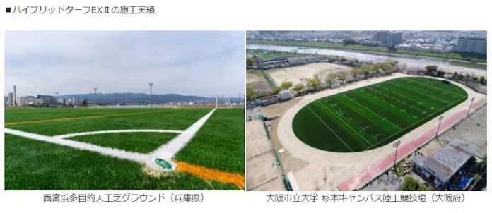 住友ゴム スポーツ用人工芝 ハイブリッドターフex Ii を発売 日本経済新聞 住友ゴム スポーツ用人工芝 ハイブリッドターフex Ii を発売 日本経済新聞