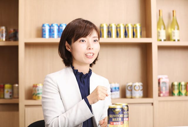 パーフェクトサントリービールの開発をけん引した稲垣亜梨沙さん