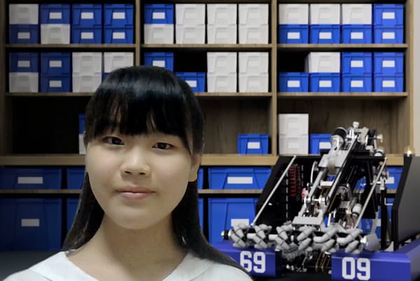 孫財団の5期生になった渋幕2年生の立崎さん 孫財団の5期生になった渋幕2年生の立崎さん