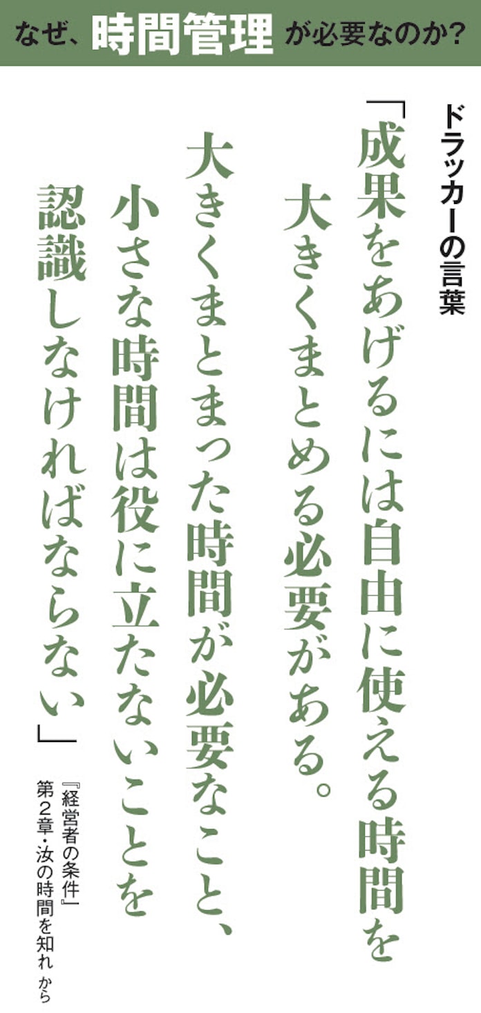 ドラッカーが提言 成果を出すための 2時間 を作れ 日本経済新聞 ドラッカーが提言 成果を出すための 2時間 を作れ 日本経済新聞